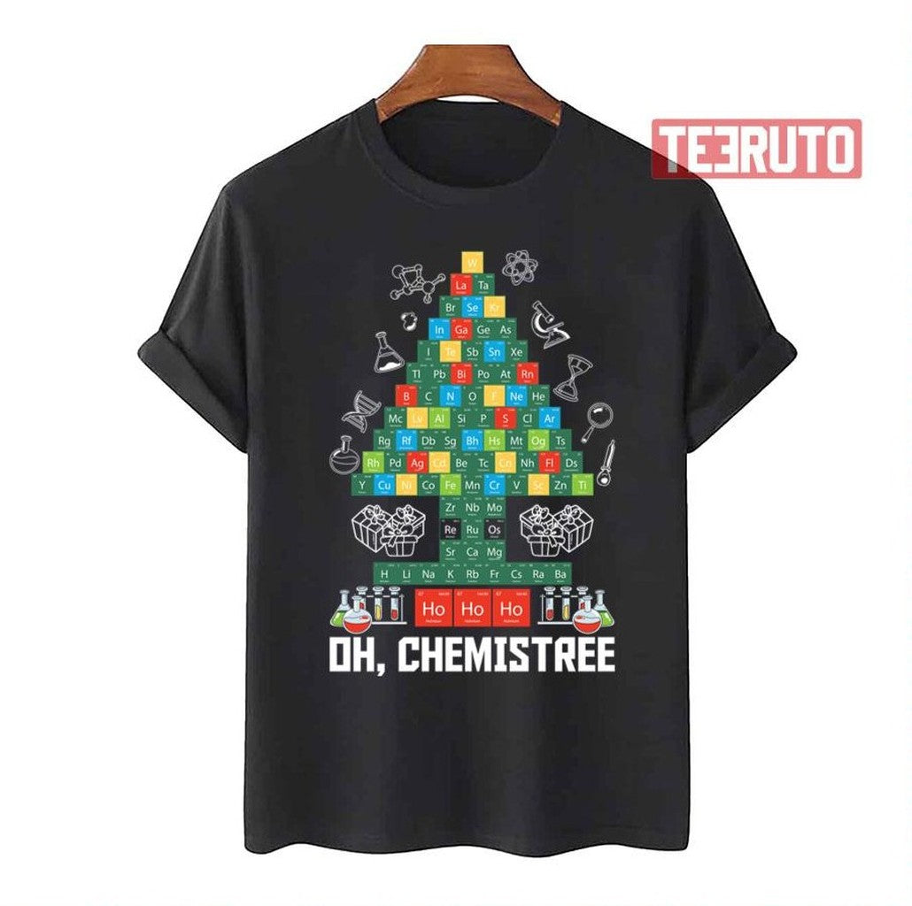 Oh Chemistree Christmas Tree Unisex T-Shirt - T-Shirt, Sweatshirt, Hoodie
