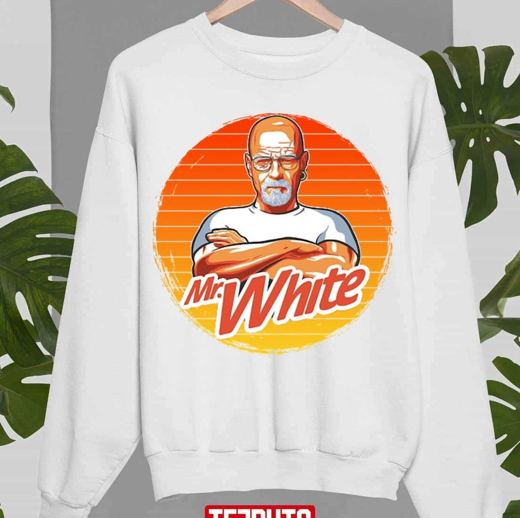 Mr White Bryan Cranston Retro Sunset Unisex T-Shirt - T-Shirt, Sweatshirt, Hoodie