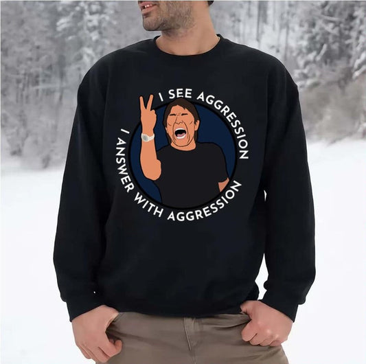 Antonio Conte Answer With Aggression Tottenham Hotspur Unisex Sweatshirt - T-Shirt, Sweatshirt, Hoodie