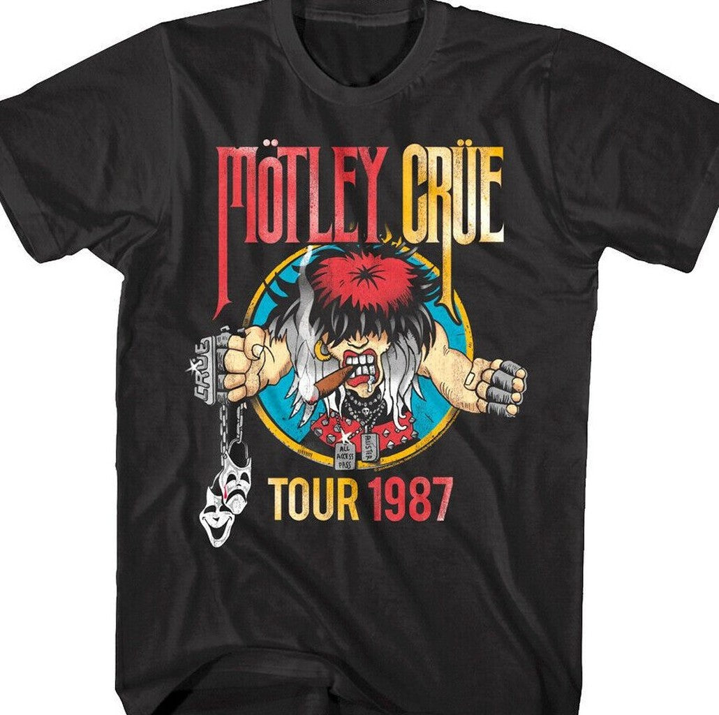 Motley Crue Cartoon Girls Tour 1987 Unisex T-shirt - T-Shirt, Sweatshirt, Hoodie