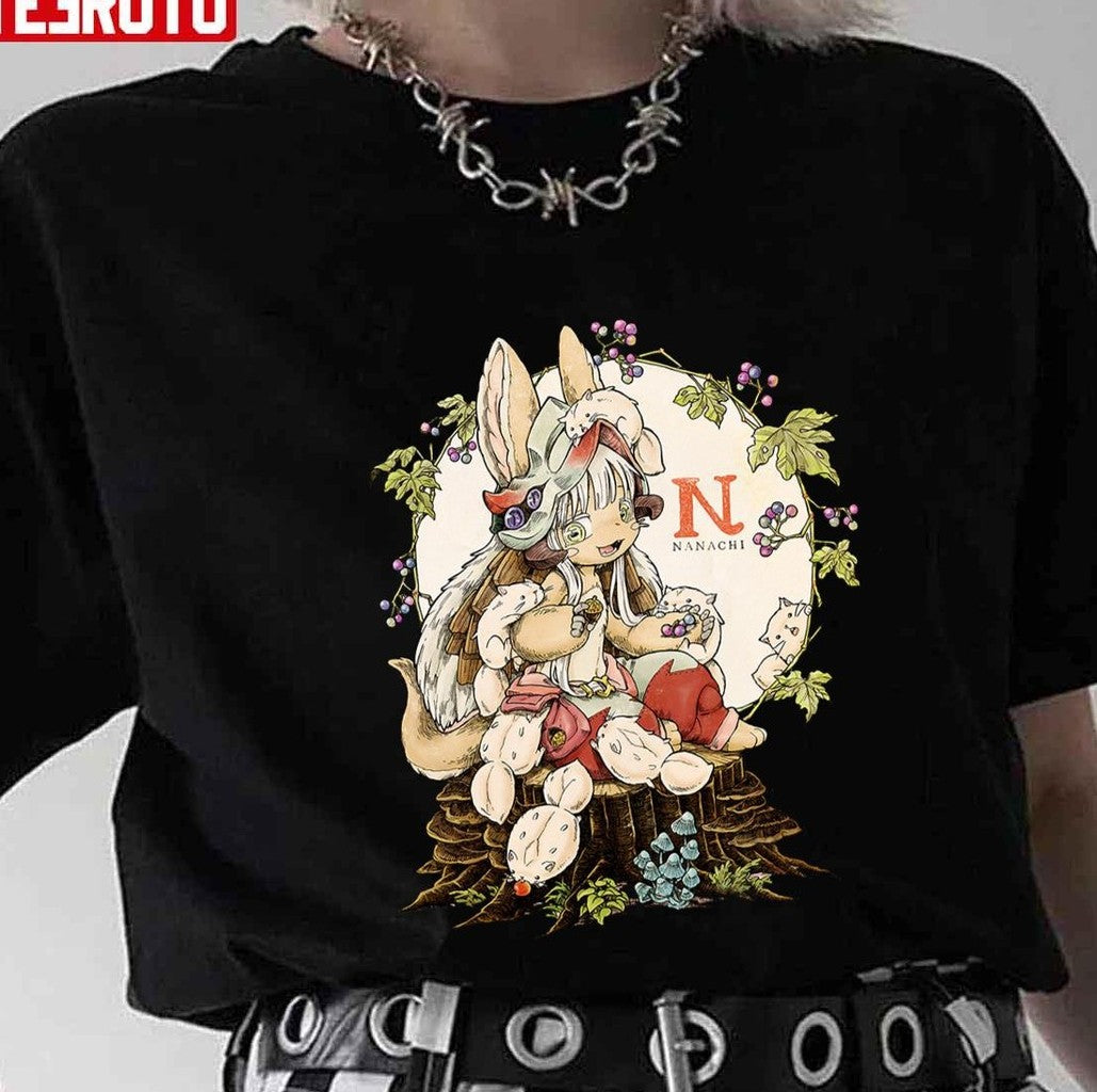 N Nanachi Made In Abyss Chibi Unisex T-shirt - T-Shirt, Sweatshirt, Hoodie