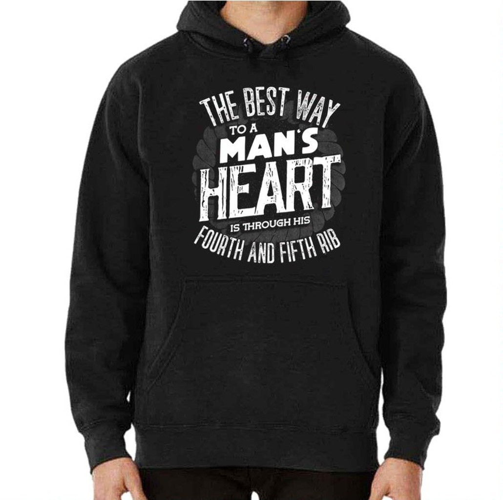 Shieldmaiden The Best Way To A Mens Heart Viking Valhalla Unisex Hoodie - T-Shirt, Sweatshirt, Hoodie