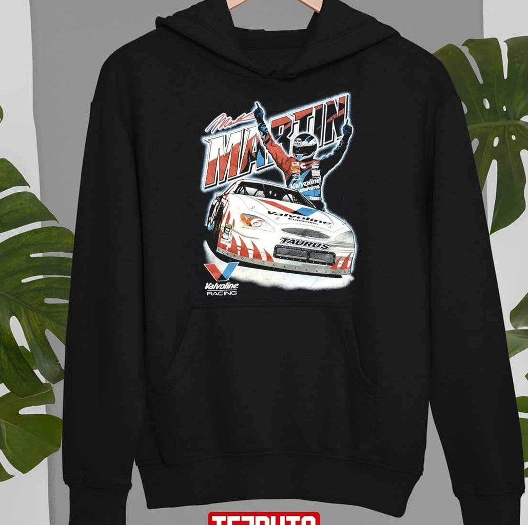 Racing Vintage Ford Thunderbird Mark Martin Unisex Hoodie - T-Shirt, Sweatshirt, Hoodie