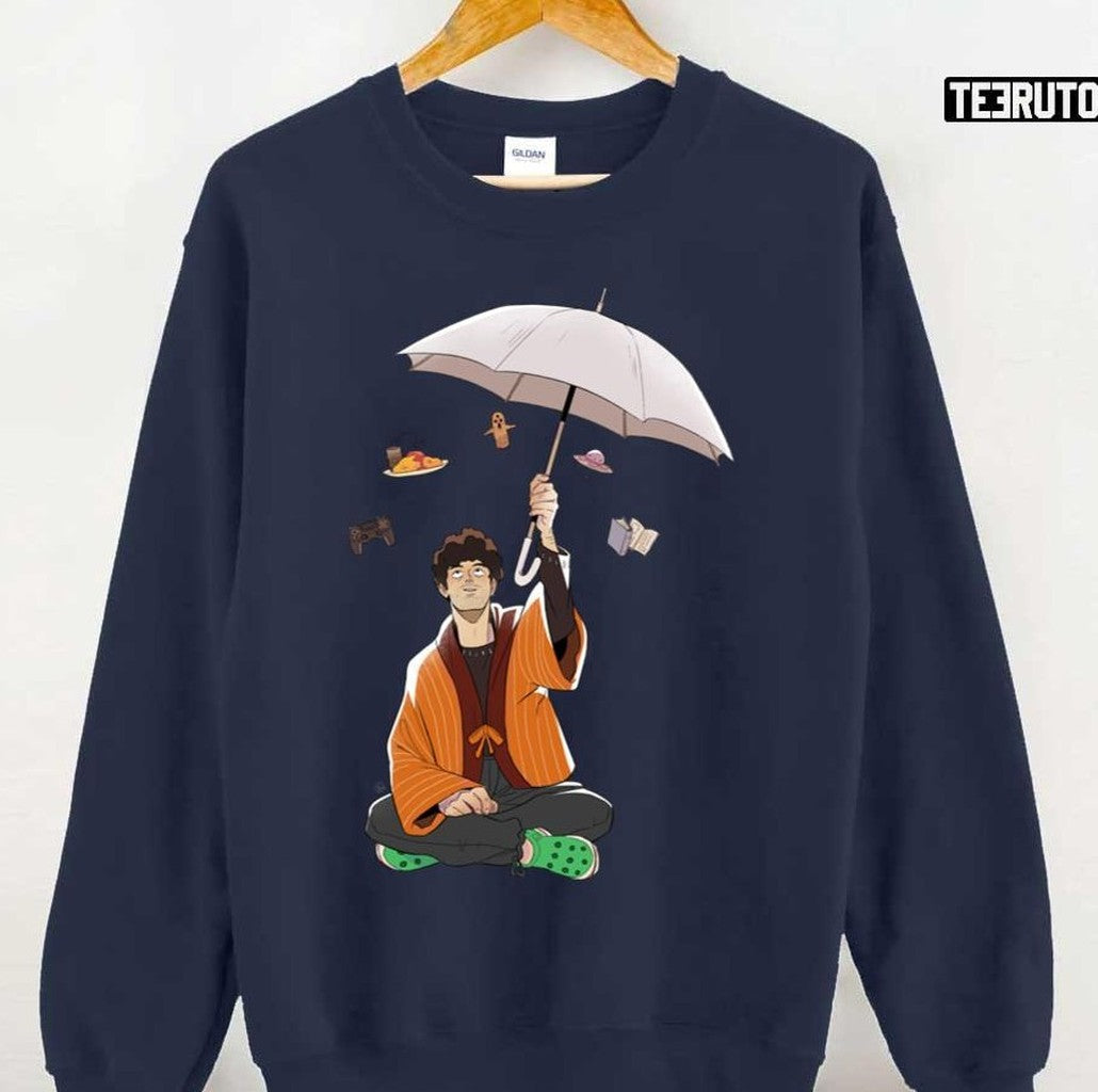 Serizawa's Umbrella Mob Psycho 100 Unisex Sweatshirt - T-Shirt, Sweatshirt, Hoodie