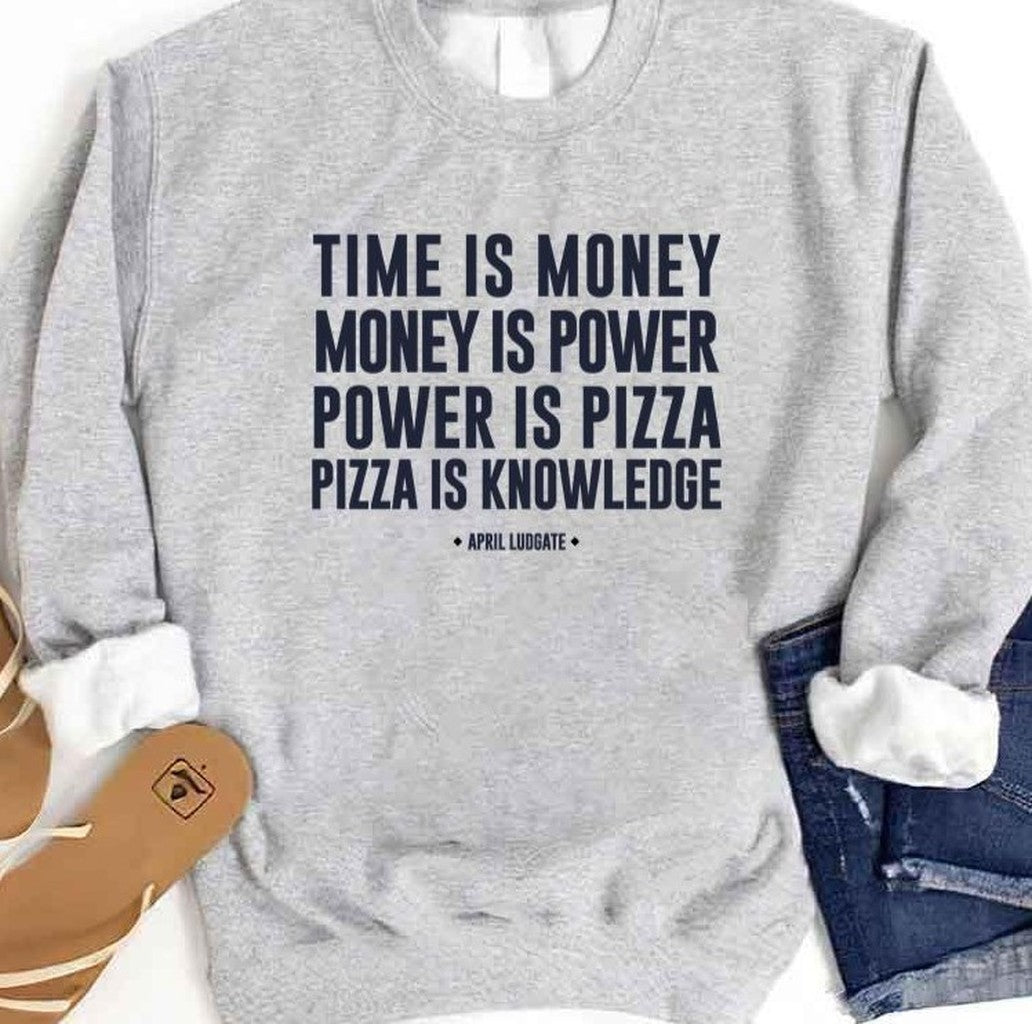 Pizza Is Knowledge Parks and Recreation Unisex T-Shirt - T-Shirt, Sweatshirt, Hoodie