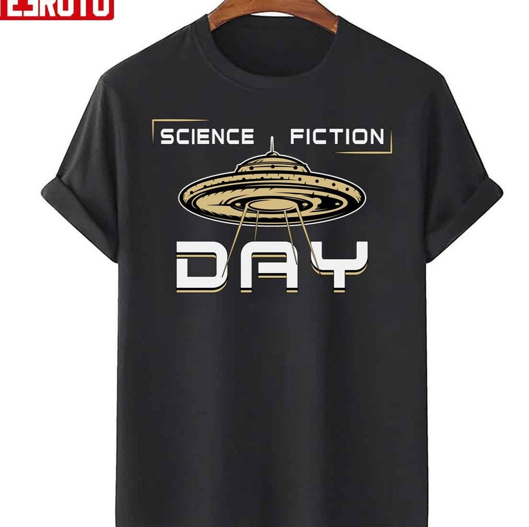 Science Fiction Day Stars Space Science Alien T-Shirt - T-Shirt, Sweatshirt, Hoodie