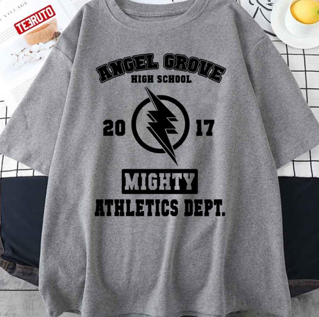 Power Rangers 2017 Angel Grove High School Varsity Unisex T-Shirt - T-Shirt, Sweatshirt, Hoodie