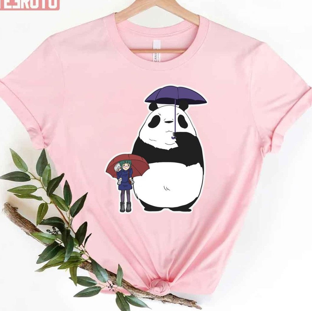 My Neighbour Panda Jujutsu Kaisen X My Neighbour Totoro Anime Unisex T-Shirt - T-Shirt, Sweatshirt, Hoodie