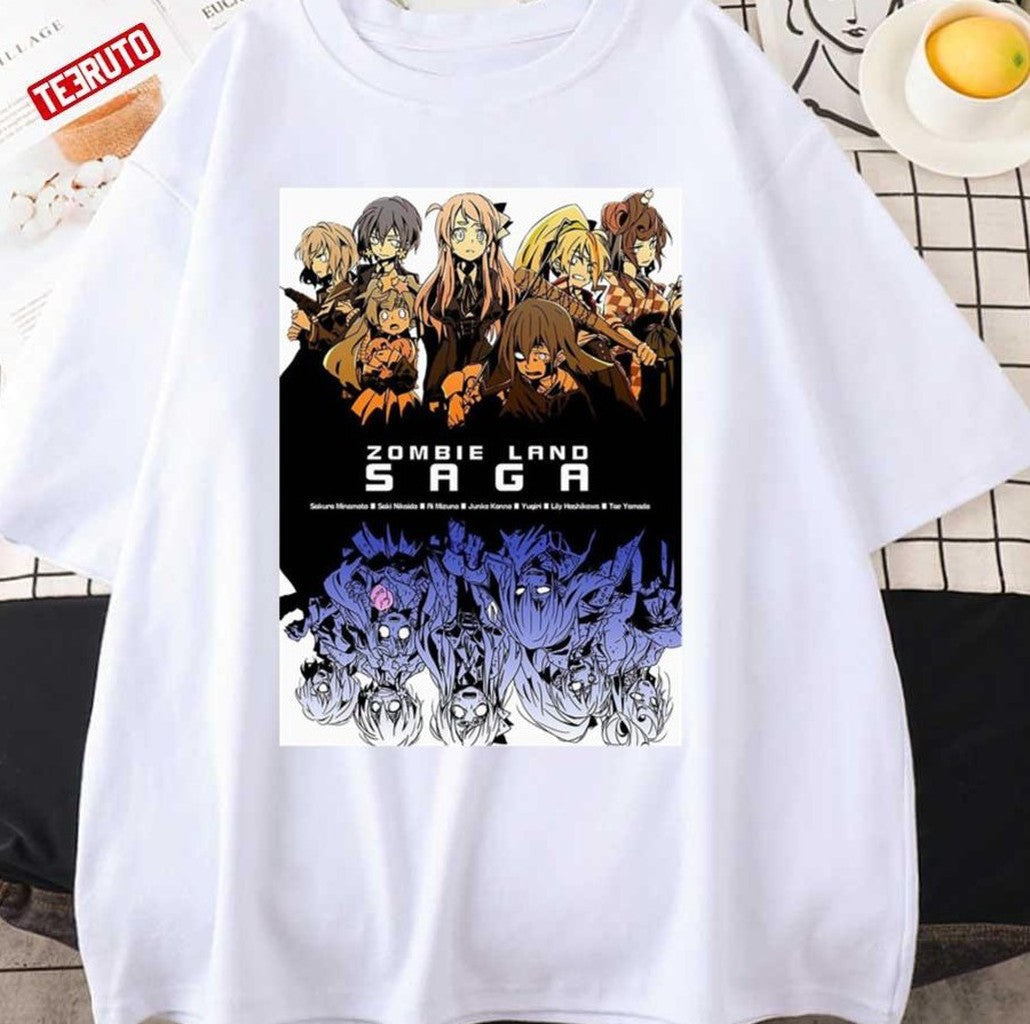 Official Zombieland Saga Classic Artwork Unisex T-Shirt - T-Shirt, Sweatshirt, Hoodie