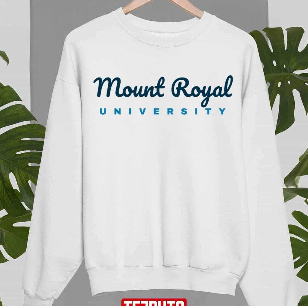 Mount Royal University Cursive Large Logo Unisex Sweatshirt - T-Shirt, Sweatshirt, Hoodie