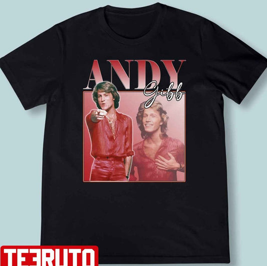 Andy Gibb Vintage Homepage Unisex T-shirt - T-Shirt, Sweatshirt, Hoodie