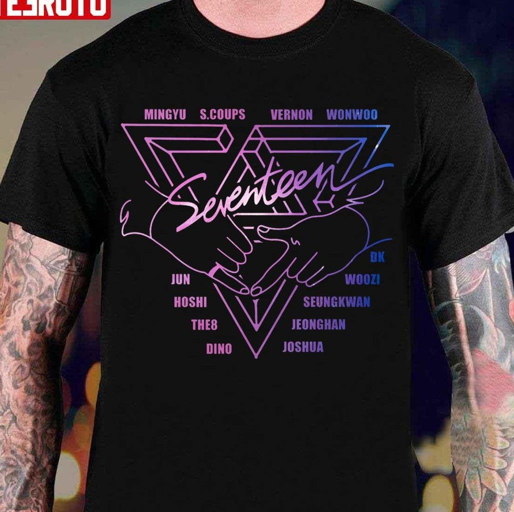 Neon Logo Seventeen Unisex T-Shirt - T-Shirt, Sweatshirt, Hoodie