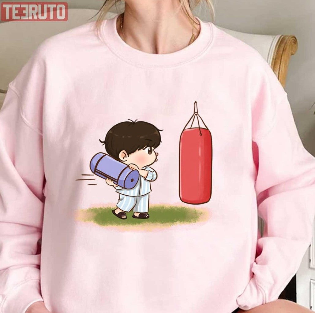 Seokjins Morning Routine BTS Jin Funny Art Unisex Sweatshirt - T-Shirt, Sweatshirt, Hoodie