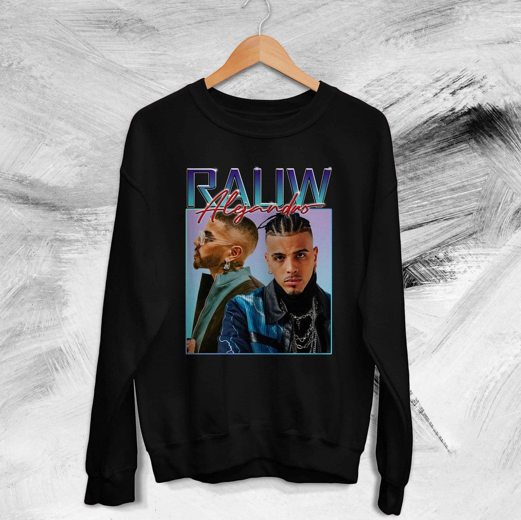 Rauw Alejandro Vintage Rap Music Ral Alejandro Ocasio Ruiz Retro Unisex Sweatshirt - T-Shirt, Sweatshirt, Hoodie