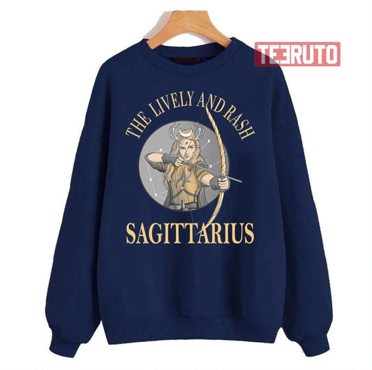 Arrow Design Sagittarius Zodiac Sign Astrology Unisex Sweatshirt - T-Shirt, Sweatshirt, Hoodie