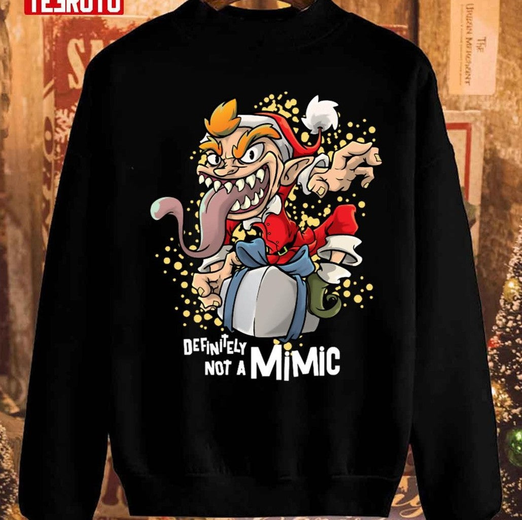 Roleplaying Mimic Rpg Joke Christmas Unisex Sweatshirt - T-Shirt, Sweatshirt, Hoodie