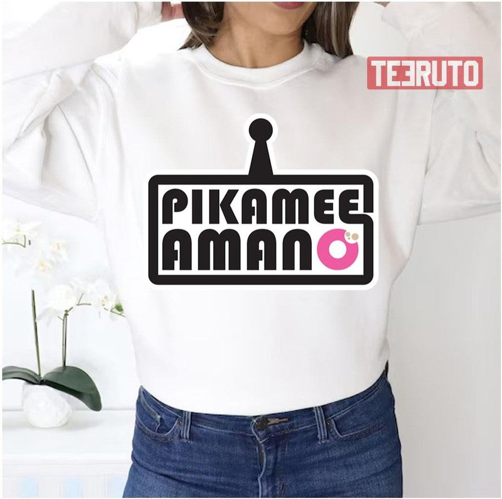 Pikamee Amano Hololive Voms Vtuber Logo Unisex Sweatshirt - T-Shirt, Sweatshirt, Hoodie