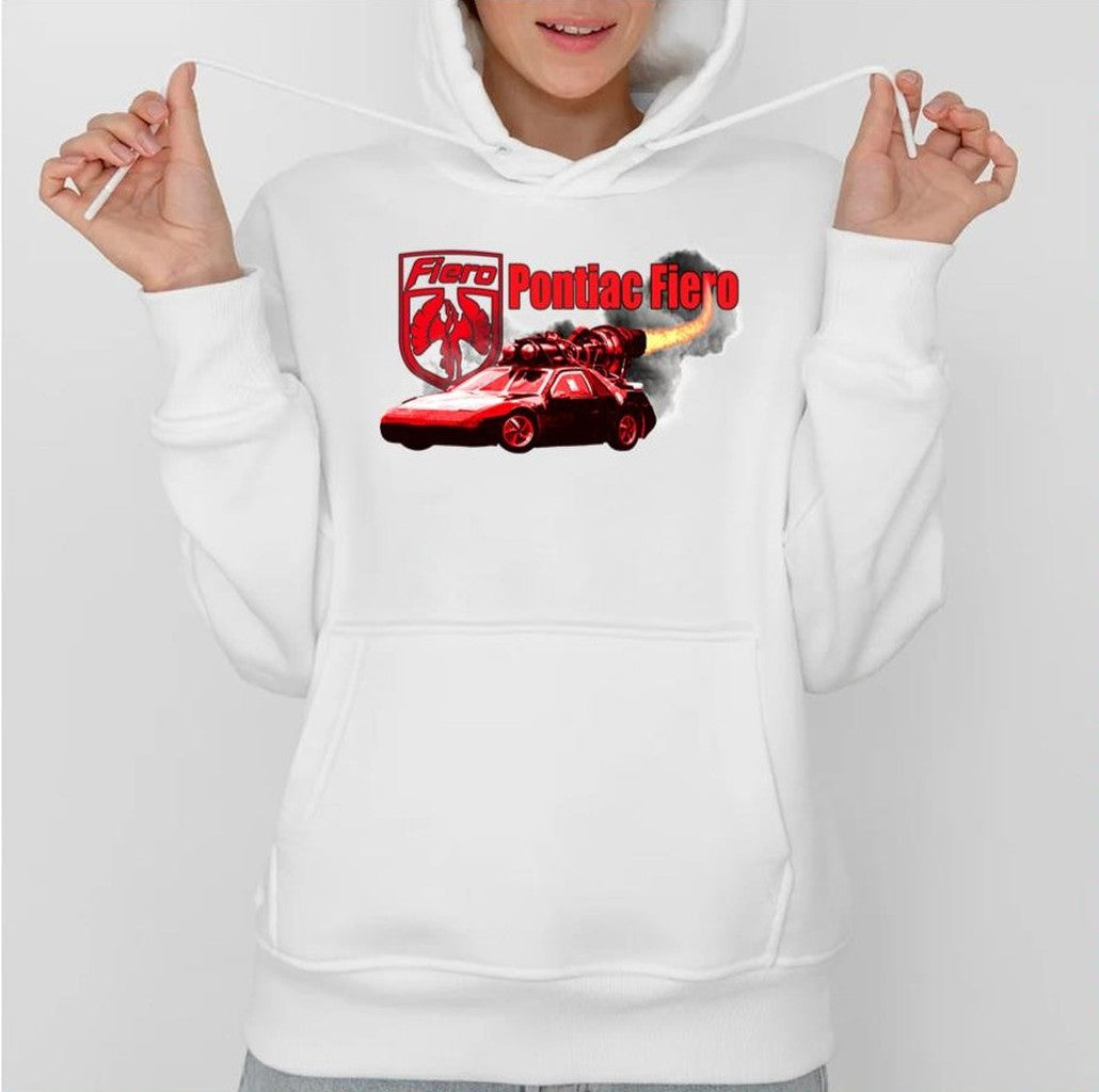 Pontiac Fiero Rocket Animated Design Unisex Hoodie - T-Shirt, Sweatshirt, Hoodie