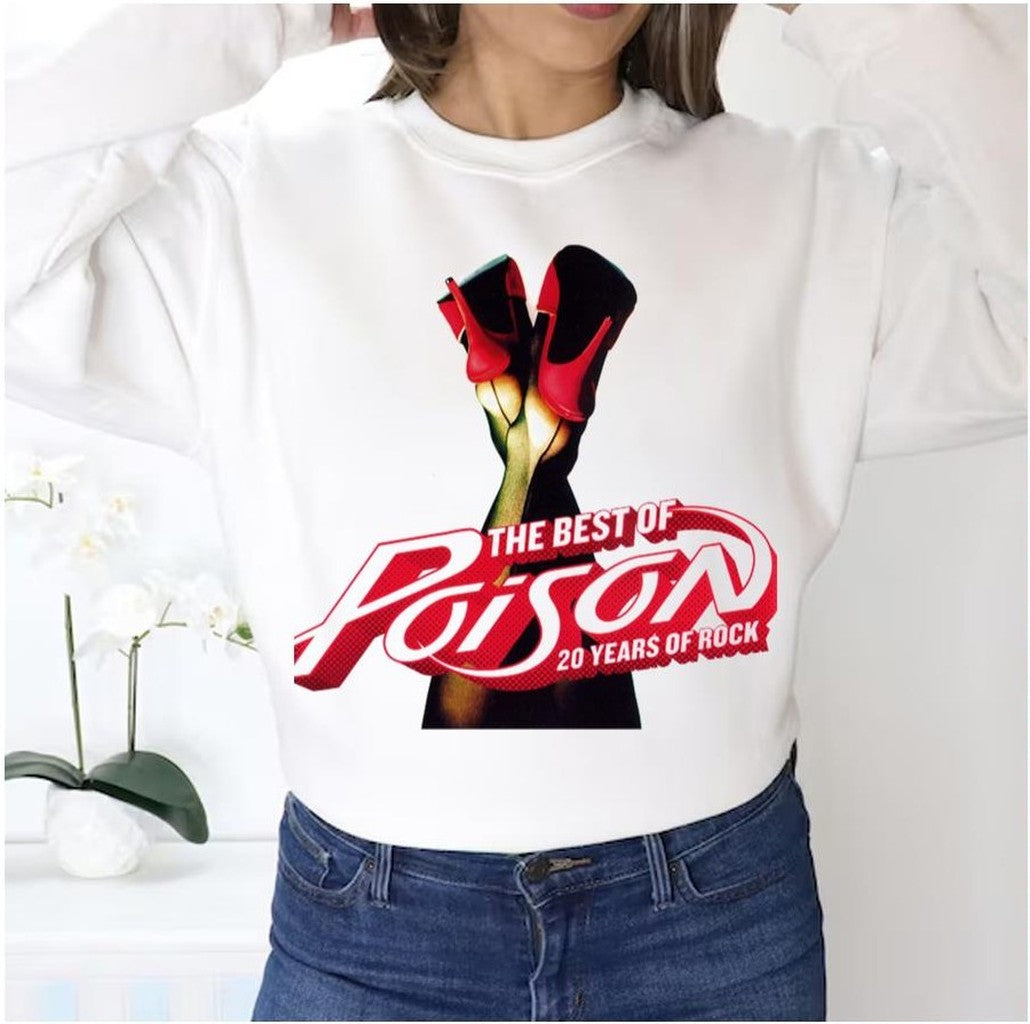 Poison Best Hits Masep 2023 New Tour Unisex Sweatshirt - T-Shirt, Sweatshirt, Hoodie