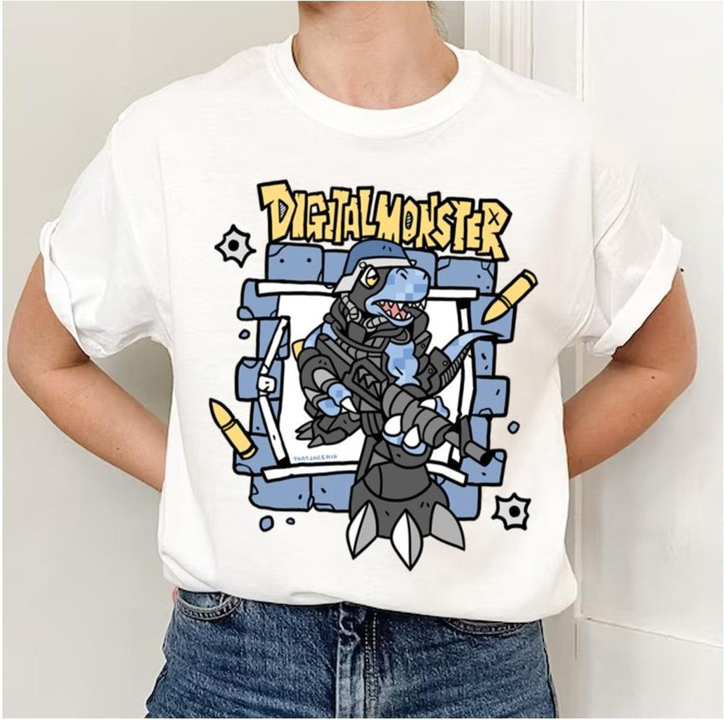 Army Dino Digimon Unisex T-Shirt - T-Shirt, Sweatshirt, Hoodie