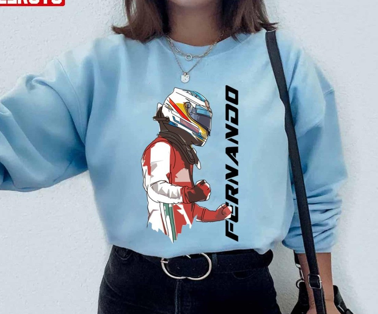 Racing Fanart Fernando Alonso Unisex Sweatshirt - T-Shirt, Sweatshirt, Hoodie