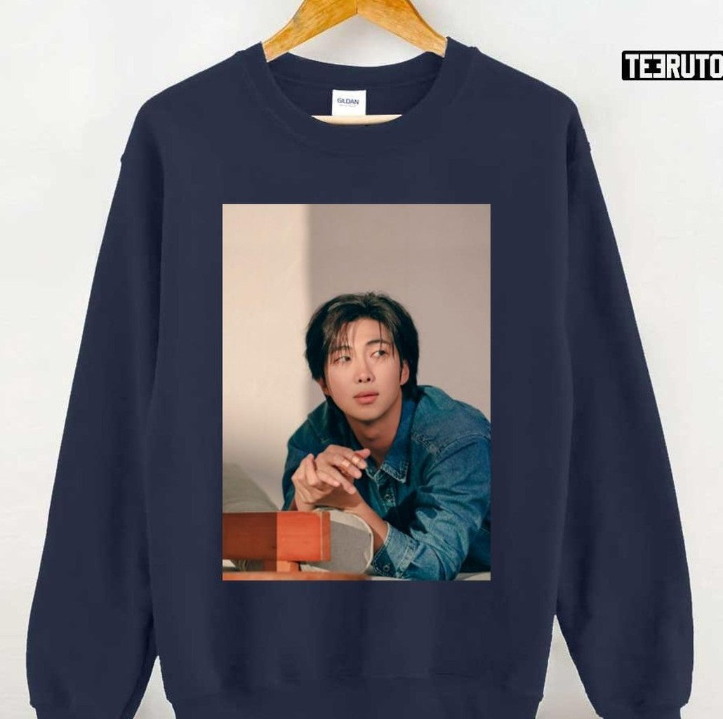Photo Sketch Bts Rm Indigo Kim Namjoon Unisex Sweatshirt - T-Shirt, Sweatshirt, Hoodie