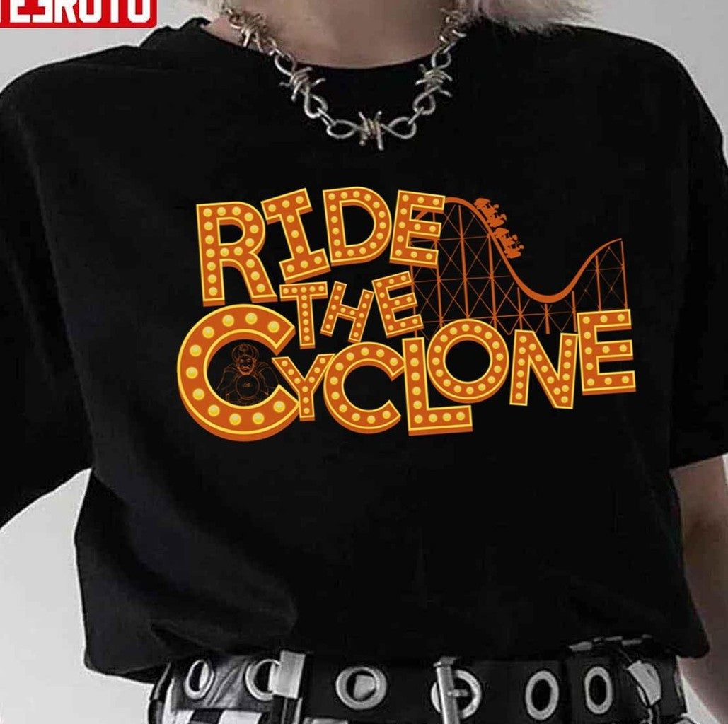 Neon Lights Design Ride The Cyclone Unisex T-Shirt - T-Shirt, Sweatshirt, Hoodie