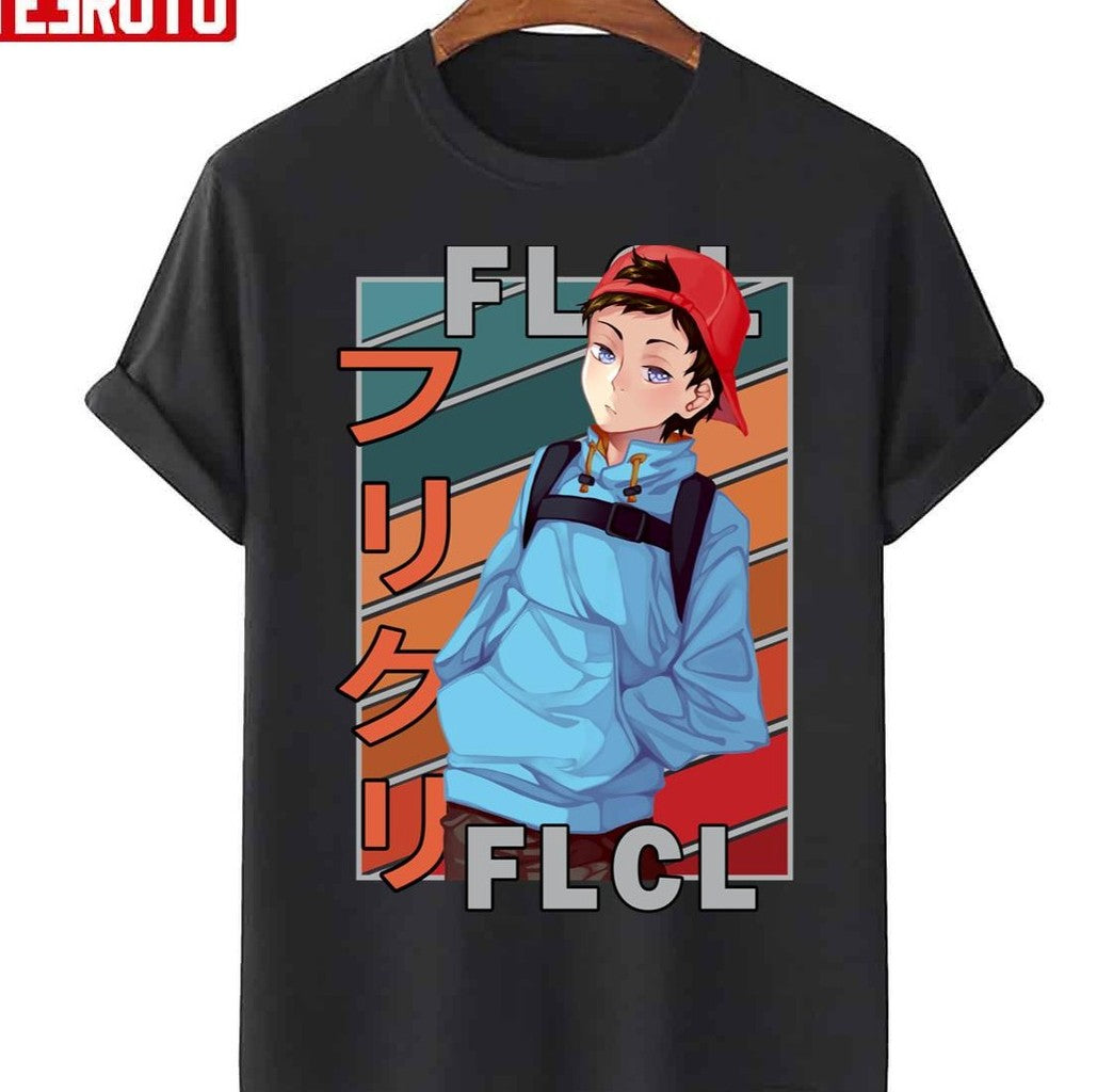 Naota Nandaba Fooly Cooly Furi Kuri Flcl Vintage Unisex T-Shirt - T-Shirt, Sweatshirt, Hoodie