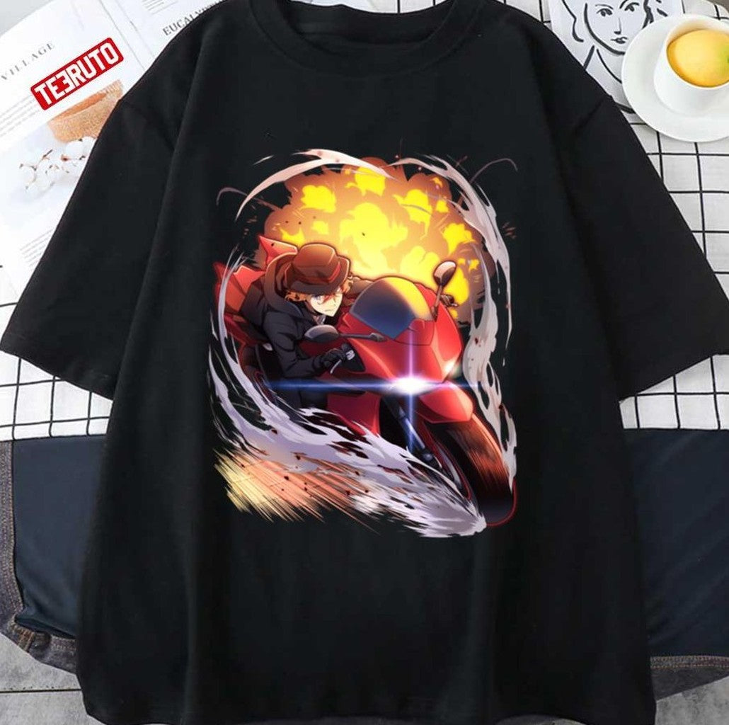 Motorbike Driver Chuuya Chuya Nakahara Bungou Stray Dogs Unisex T-Shirt - T-Shirt, Sweatshirt, Hoodie