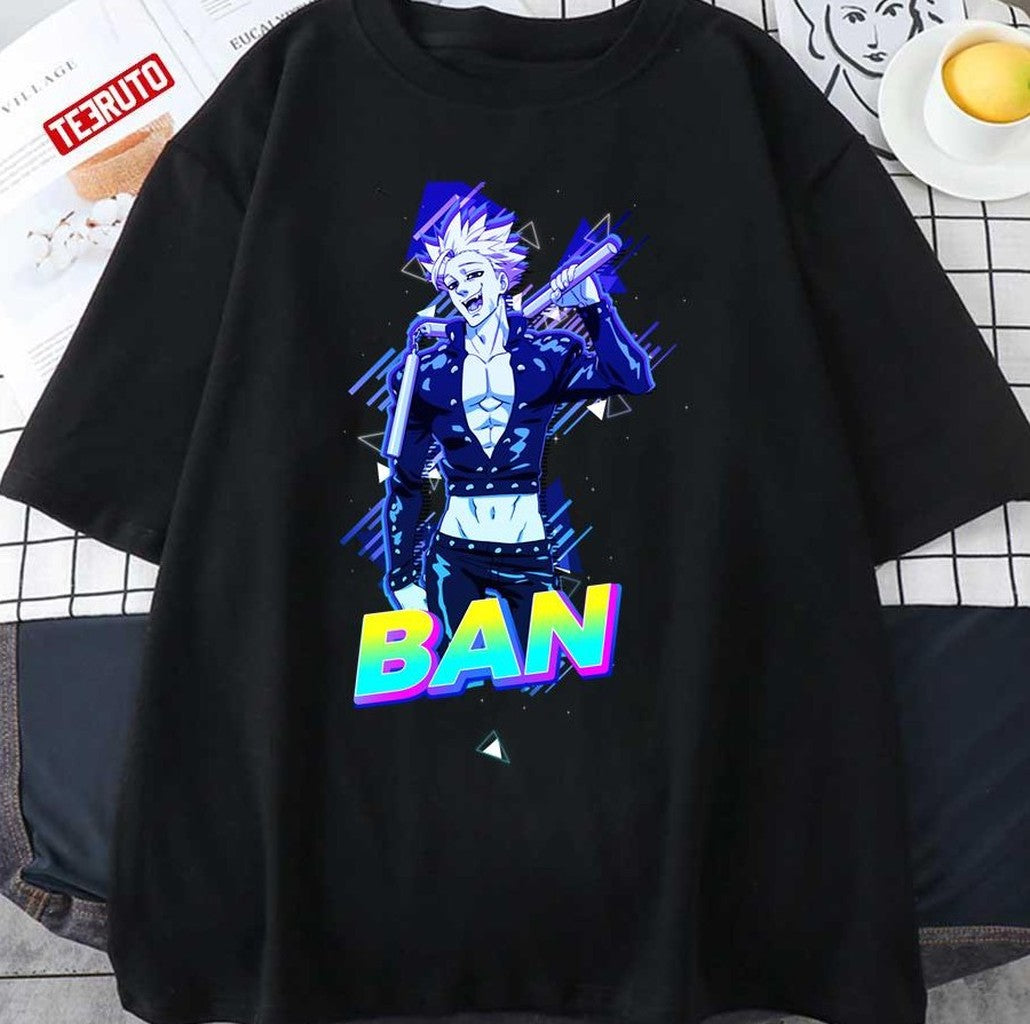 Neon Design Geometric Seven Deadly Sins Ban Greed Unisex T-Shirt - T-Shirt, Sweatshirt, Hoodie