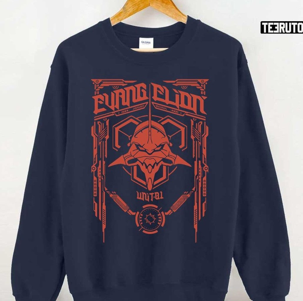 Neon Genesis Evangelion Retro Vintage Unisex Sweatshirt - T-Shirt, Sweatshirt, Hoodie