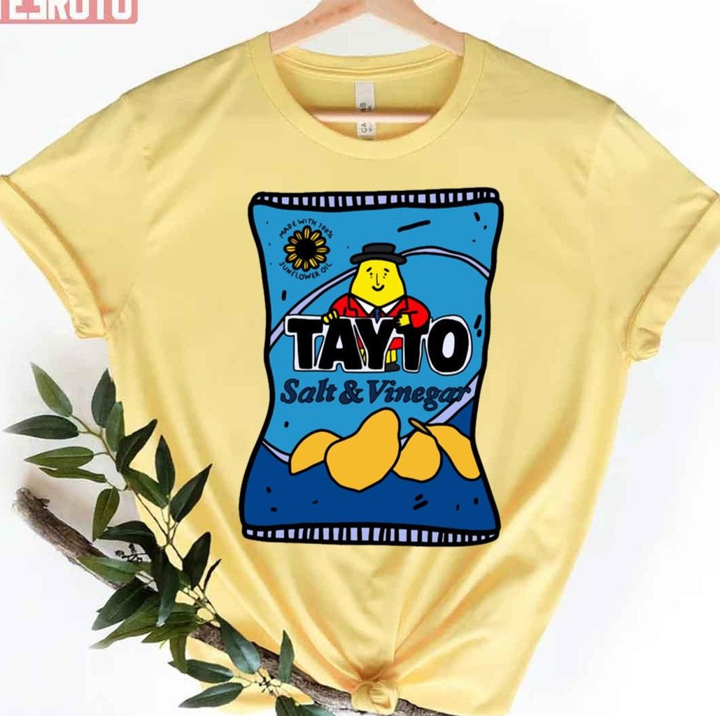 Salt And Vinegar Mr Tayto Unisex T-Shirt - T-Shirt, Sweatshirt, Hoodie