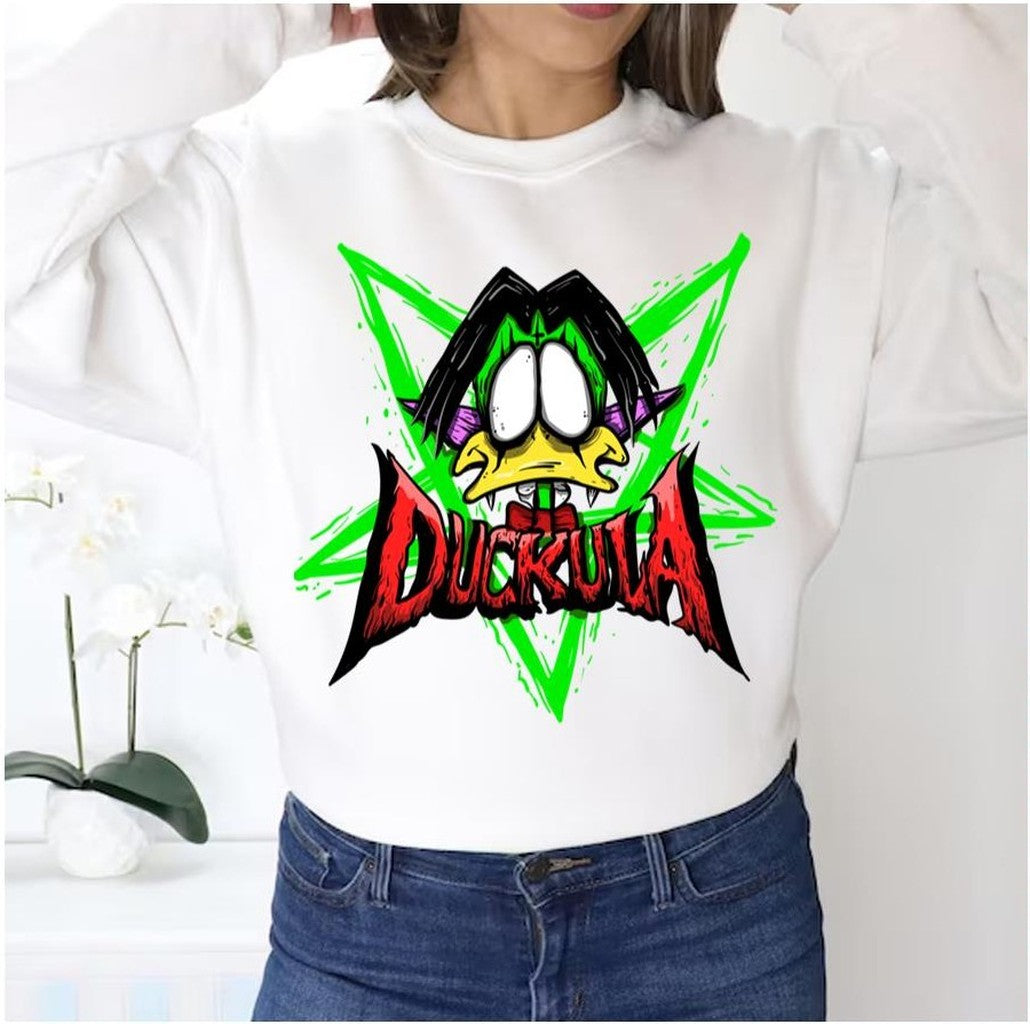 Music Vintage Count Duckula Funny Graphic Gifts Unisex Sweatshirt - T-Shirt, Sweatshirt, Hoodie