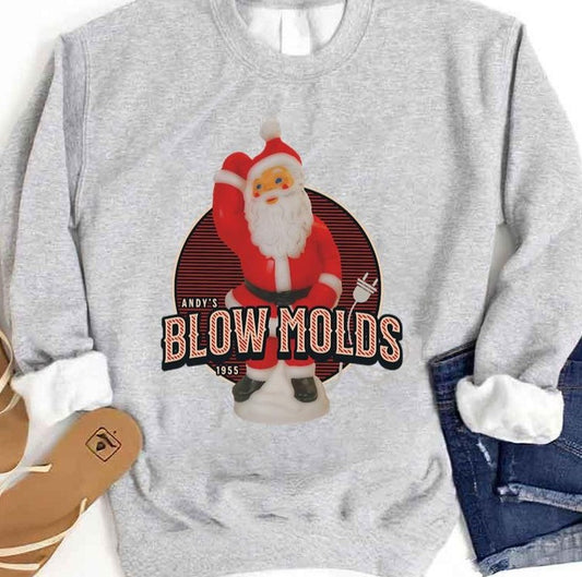 Andy's Blow Molds Est 1955 Vintage Christmas Sweatshirt - T-Shirt, Sweatshirt, Hoodie