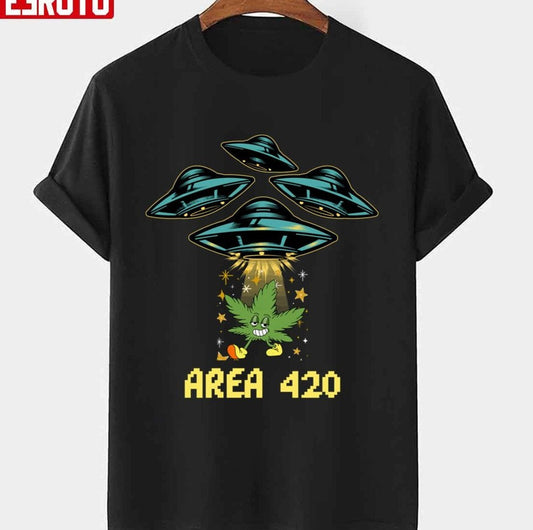 Area 420 Happy 420 Design Unisex T-shirt - T-Shirt, Sweatshirt, Hoodie