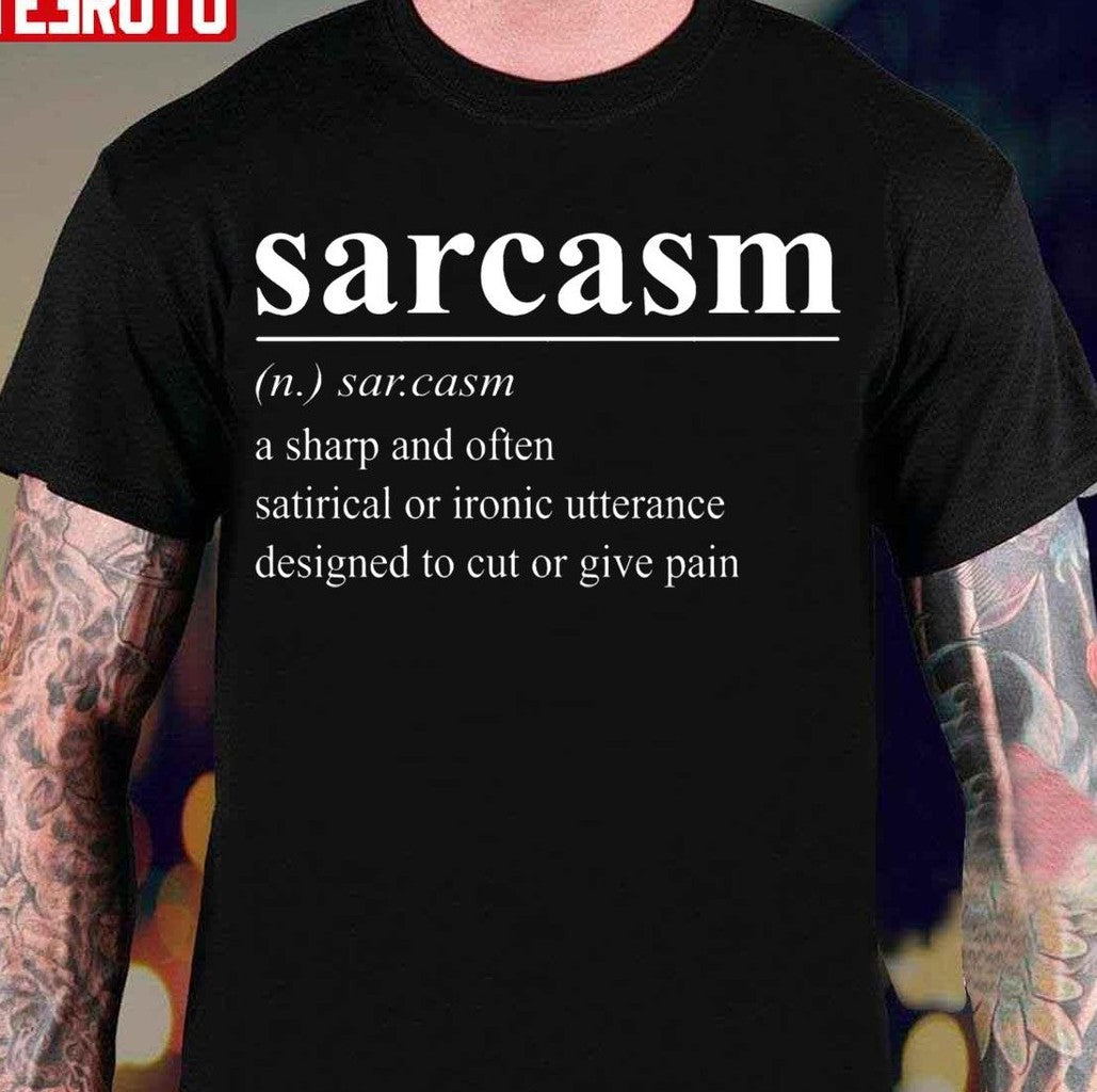 Sarcasm Word Definition Invert Unisex T-Shirt - T-Shirt, Sweatshirt, Hoodie
