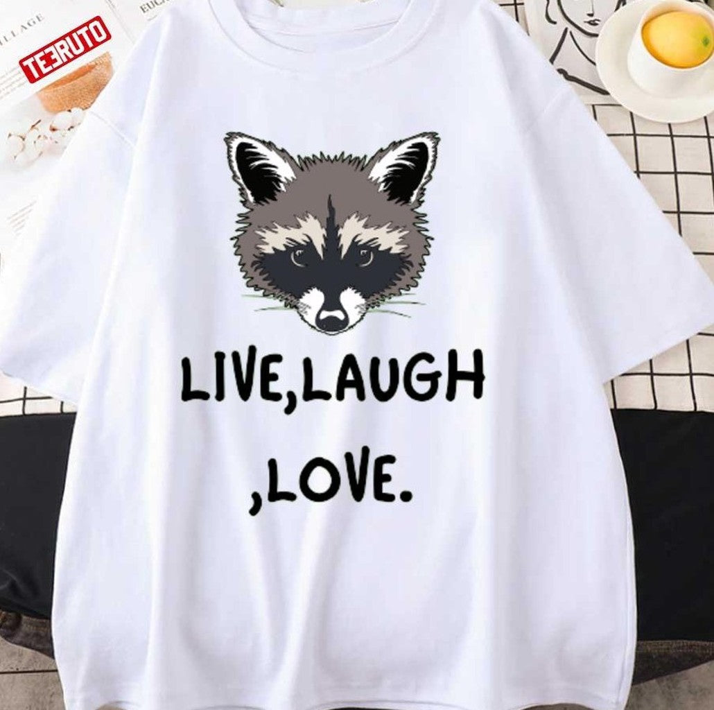 Opossum Live Laugh Love Trending Unisex T-Shirt - T-Shirt, Sweatshirt, Hoodie