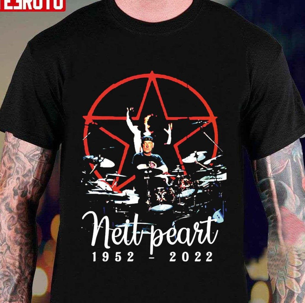 Nett Peart 1952-2022 Rush Band Unisex T-Shirt - T-Shirt, Sweatshirt, Hoodie