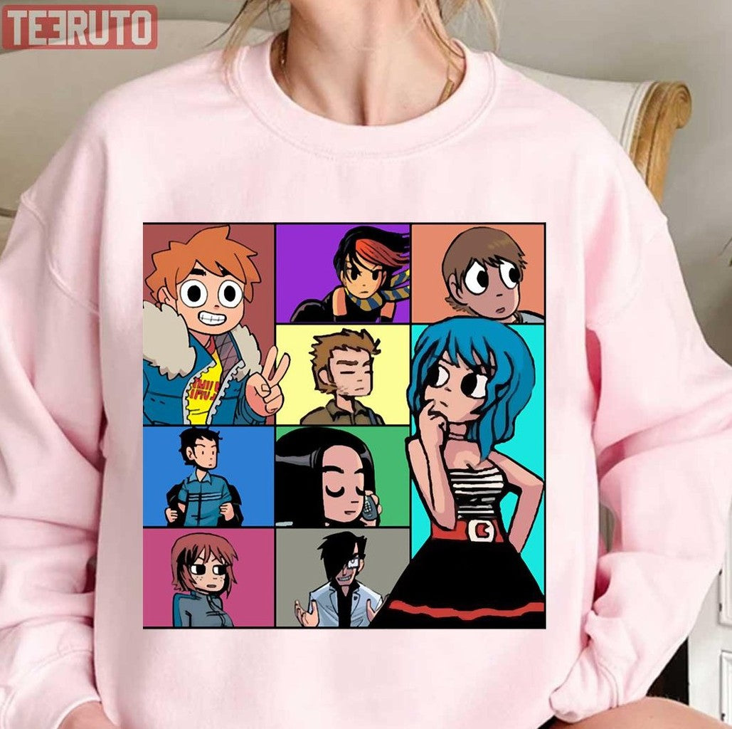 Picture Scott Pilgrim Universe Funny Unisex Sweatshirt - T-Shirt, Sweatshirt, Hoodie