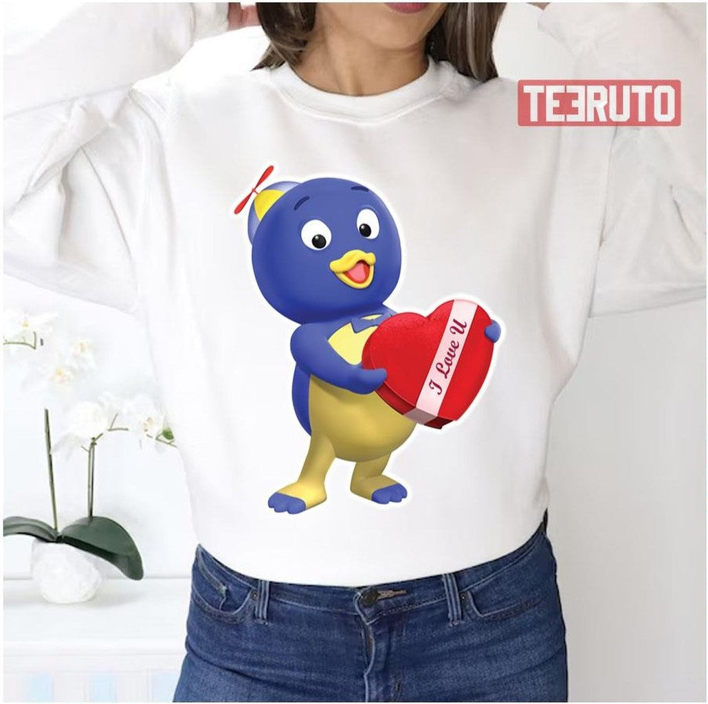 Pablo With Heart The Backyardigans Unisex Sweatshirt - T-Shirt, Sweatshirt, Hoodie