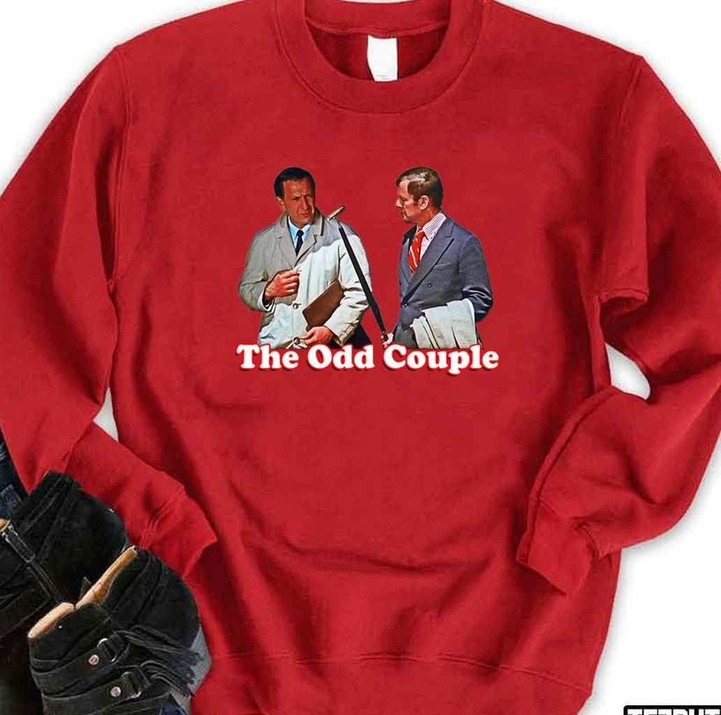 Retro Throwback The Odd Couple Felix And Oscar Tribute Unisex Sweatshirt - T-Shirt, Sweatshirt, Hoodie