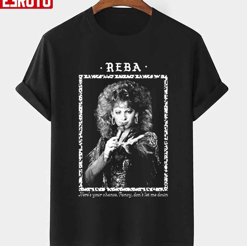 Music Vintage Retro Reba Fancy Faded Style Unisex T-shirt - T-Shirt, Sweatshirt, Hoodie