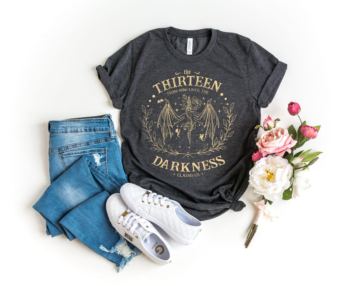 Retro Thirteen Throne Glass Darkness Claim Us Bookish - Adult & Kids T-Shirts, Sweatshirts & Hoodies apparel design preview 4