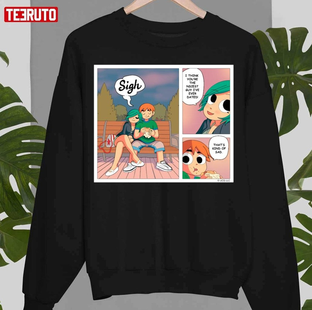 Scott Pilgrim Kind Of Sad Unisex Sweatshirt - T-Shirt, Sweatshirt, Hoodie
