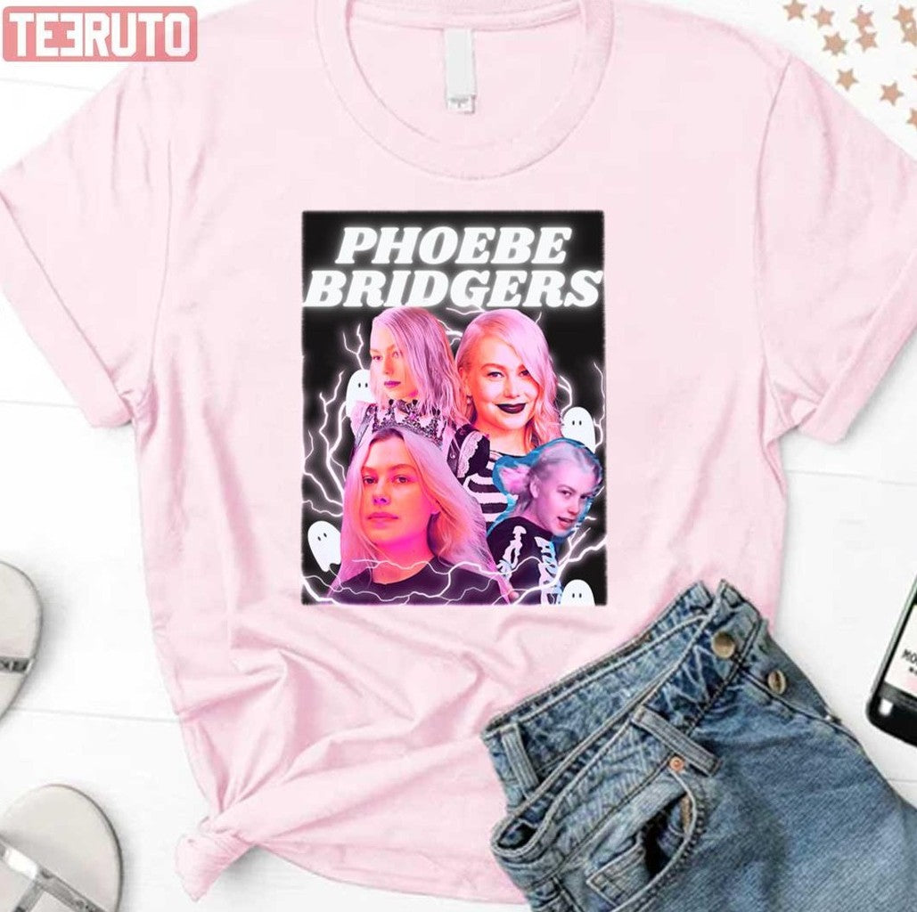 Phoebe Bridgers Vintage Style Bootleg 90s Unisex T-Shirt - T-Shirt, Sweatshirt, Hoodie
