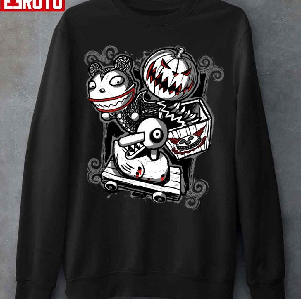 Pumpkin King Scary Toys Christmas Halloween Unisex Sweatshirt - T-Shirt, Sweatshirt, Hoodie