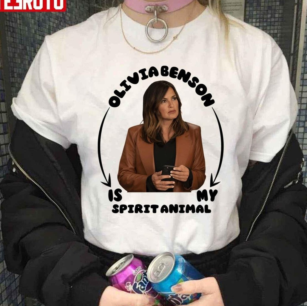 Olivia Benson Is My Spirit Animal Funny Unisex T-Shirt - T-Shirt, Sweatshirt, Hoodie