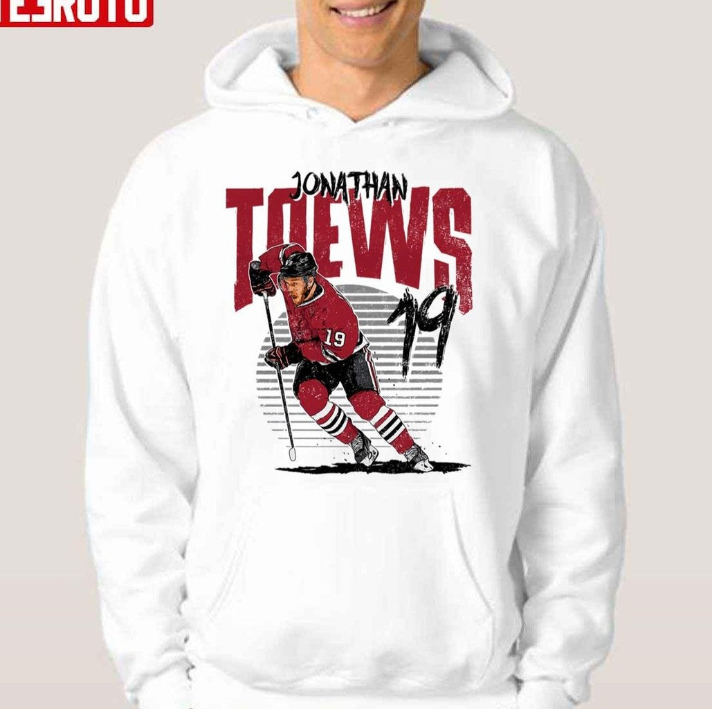 Number 19 Chicago Blackhawks Jonathan Toews Rise Unisex Hoodie - T-Shirt, Sweatshirt, Hoodie