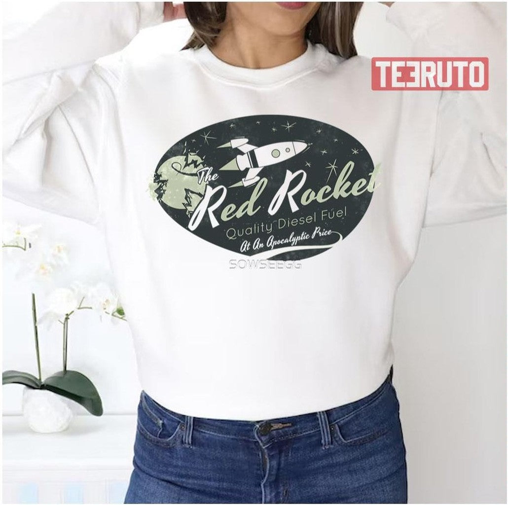 Red Rocket Distressed Fallout Game Unisex Sweatshirt - T-Shirt, Sweatshirt, Hoodie