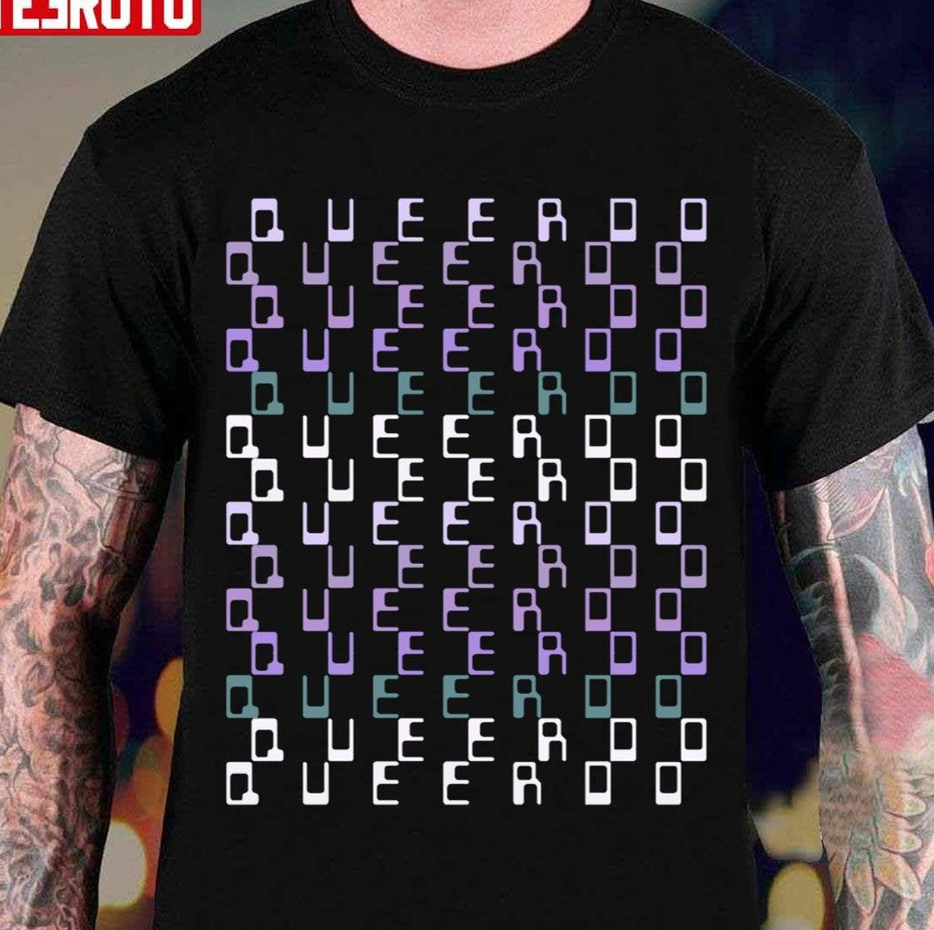 Queerdo Retro Purple Unisex T-Shirt - T-Shirt, Sweatshirt, Hoodie